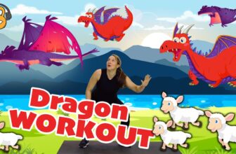 DRAGON WORKOUT (ages 3-8) | Tabata Kids Workout
