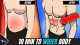 10 Min To Wider/Lean Look – Full Body Workout