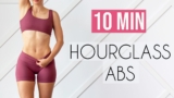 10 min LOWER ABS & LOVE HANDLE WORKOUT (No Equipment Belly Burn)