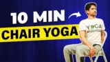 Chair Yoga for Beginners: Boost Energy & Health in Just 10 Minutes! | Saurabh Bothra Yoga