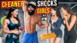 Cleaner ANATOLY Shocks GIRLS in a GYM | PRANK #30