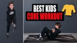“GET STRONG” Kids Core Workout (How To Get A Strong CORE)