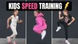 Kids “GET FAST” Workout! (Best Exercises For Speed Training⚡)