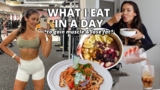 WHAT I EAT IN A DAY how I lose fat & gain muscle